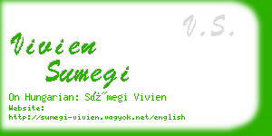 vivien sumegi business card